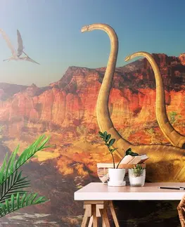 Fantasy tapety Tapeta svět dinosaurů