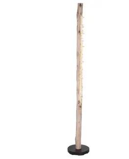 Dřevěné stojací lampy GLOBO FELICITAS 15354-15S Stojací lampa