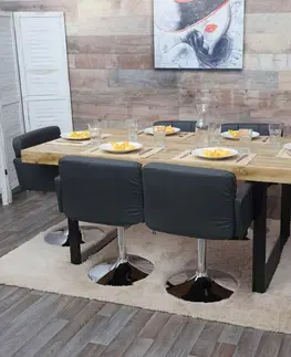 Židle Otočné jídelní křeslo Dekorhome Krémová