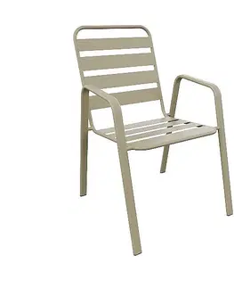 Zahradní židle a křesla DEOKORK Kovové křeslo PRAGA (různé barvy) červená RAL 3031