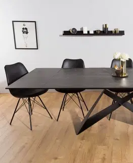 Designové a luxusní jídelní stoly Estila Designový industriální jídelní stůl Copeland III 180-260 cm