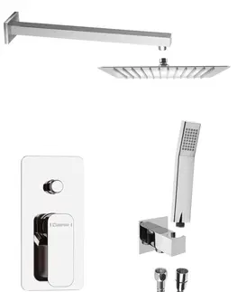 Sprchy a sprchové panely SAPHO SPY podomítkový sprchový set s pákovou baterií, 2 výstupy, chrom PY42-01