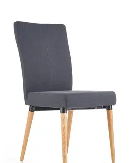 Židle HALMAR Jídelní židle K273 tmavě šedá