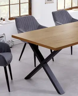 Jídelní stoly LuxD Designový jídelní stůl Giuliana X 180 cm dub