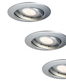 LED osvětlení Paulmann Paulmann 92516 - SADA 3xLED-GU10/3,5W Koupelnové podhledové svítidlo 230V 