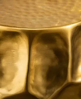 Konferenční stolky Odkládací stolek OSMEROSI Dekorhome Zlatá