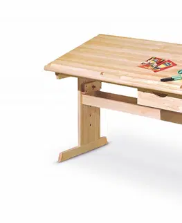 Dětské pokoje HALMAR Dětský rostoucí psací stůl Julia borovice