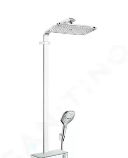 Sprchy a sprchové panely HANSGROHE Raindance Select E Sprchový set Showerpipe 360 s termostatem ShowerTablet Select 300, chrom 27288000