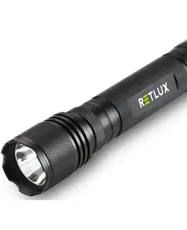 Svítilny Retlux RPL 112 Ruční LED svítilna na AAA baterie, dosvit 100 m, výdrž 96 h