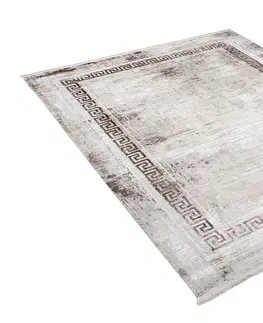 Vintage koberce Designový vintage koberec s geometrickým vzorem