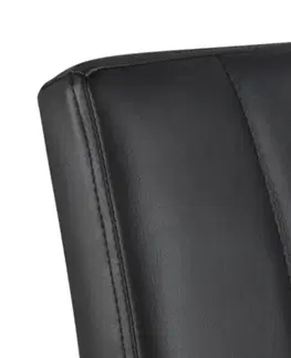 Barové židle Dkton Designová barová židle Nerine černá