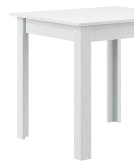 Jídelní stoly Jídelní stůl MEPHIT 80x80 cm, bílá