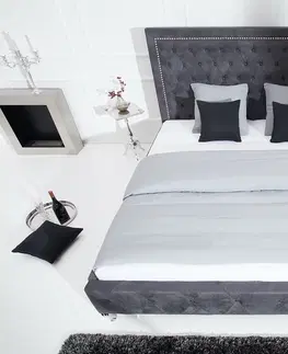 Designové postele LuxD Postel Spectacular šedá 180 x 200 cm