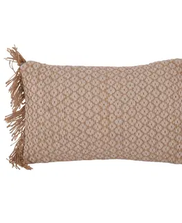 Dekorační polštáře Béžovo-krémový jutový polštář s výplní Firenze - 30*50cm Collectione 8501941080042