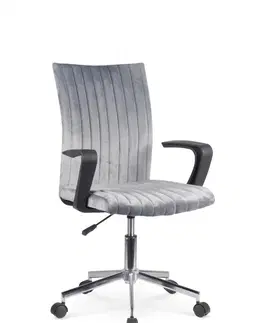 Kancelářské židle HALMAR Studentská židle Ralo tmavě šedá