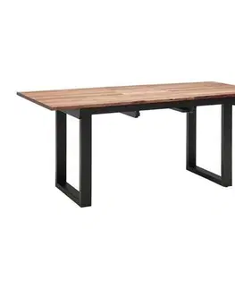 Rozkládací stoly Výsuvný stůl z masivního Dřeva, Ca. 140-180x90 Cm