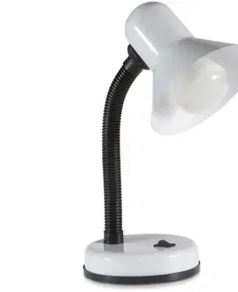 Lampy  Stolní lampa SMIESZEK 1xE27/40W/230V bílá 