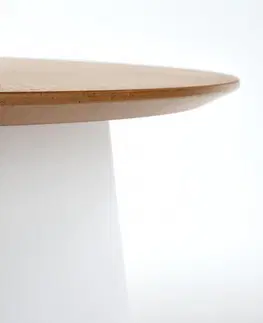 Konferenční stolky HALMAR Konferenční stolek Azzura přírodní/bílý