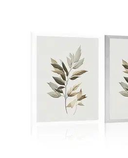 Botanické Plakát luxusní minimalistické listy