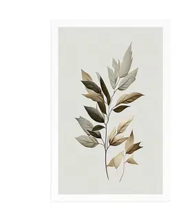 Botanické Plakát luxusní minimalistické listy