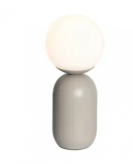 Lampy na noční stolek NORDLUX stolní lampa Notti 25W E14 šedá 2011035010