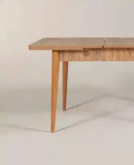 Jídelní stoly Sofahouse Rozkládací jídelní stůl Olenna 130-165 cm borovice