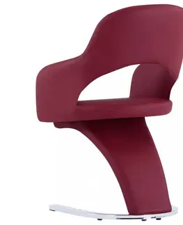 Židle Jídelní židle 6 ks umělá kůže / chrom Dekorhome Modrá
