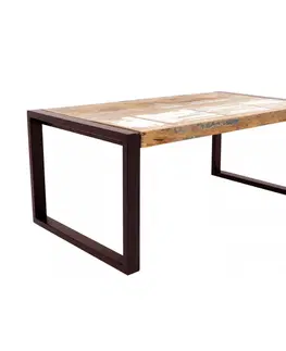 Konferenční stolky Konferenční stolek Retro 110x45x60 z recyklovaného mangového dřeva