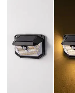 Svítidla Brilagi Brilagi - LED Solární nástěnné svítidlo se senzorem WALLIE LED/4W/3,7V IP65 