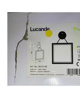 Svítidla Lucande Lucande - LED Venkovní nástěnné svítidlo se senzorem MIRCO LED/13W/230V IP54 