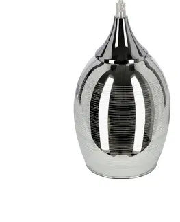 LED osvětlení Závěsná lampa MARINA 1xE27 Candellux Stříbrná