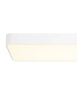 Moderní nástěnná svítidla SLV BIG WHITE MEDO 60 SQUARE DALI Indoor, stropní LED svítidlo, bílé, 3000K 1002882
