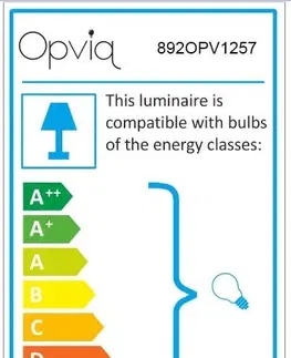 Svítidla Opviq Nástěnná lampa Profil IV černá