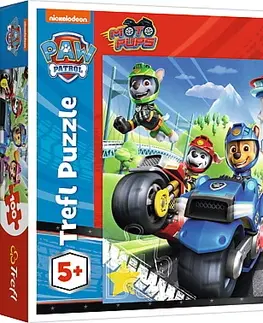Hračky puzzle TREFL - Puzzle 100 - Tlapková patrola na motorkách / Viacom PAW Patrol