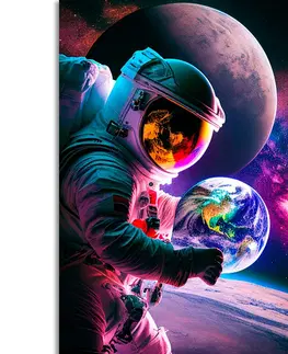 Obrazy astronaut Obraz astronaut na vesmírné výpravě