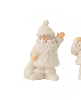 Vánoční dekorace PROHOME - Santa bílý 7cm