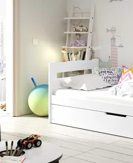 Postele BMS Dětská postel ERNI Barva: Bílá