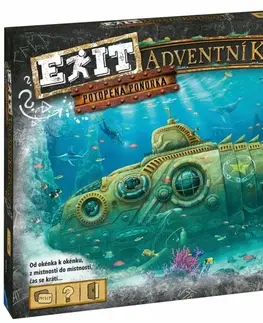 Hračky společenské hry RAVENSBURGER - EXIT Adventní kalendář Ponorka- česká verze