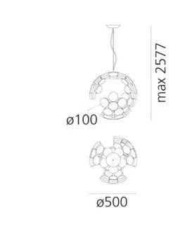 Designová závěsná svítidla Artemide Scopas - Bluetooth 1529010APP