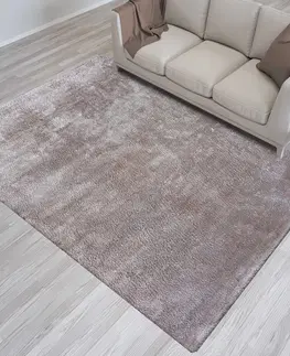 Chlupaté koberce Latte koberec s vyšším vlasem