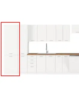 Kuchyňské dolní skříňky Expedo Kuchyňská skříňka vysoká ALBERTA 40 DK-210 2F, 40x210x57, bílá