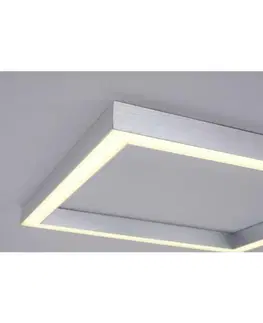 LED stropní svítidla PAUL NEUHAUS PURE-LINES, LED stropní svítidlo, hliník, rám, 55x55cm, 2700-5000K 6022-95