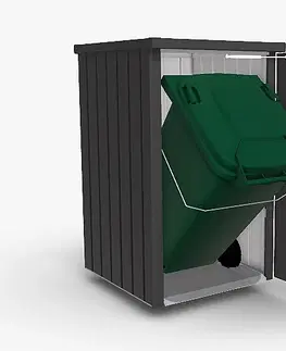Úložné boxy Biohort Box na popelnici BIOHORT Alex 1 (tmavě šedá metalíza)