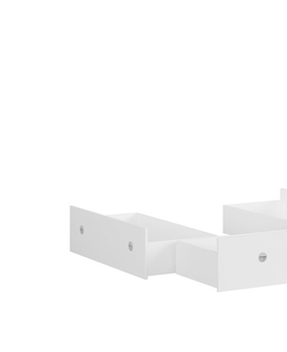 Obývací stěny Zásuvky k posteli MARIONET 160x200 cm - 3 ks, bílá, 5 let záruka
