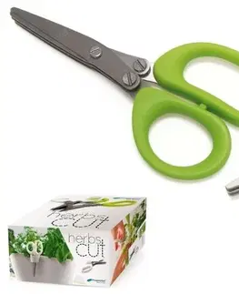 Kuchyňské náčiní Prosperplast Nůžky na bylinky HERBA bílé/zelené 13cm