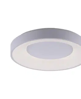 Stropni svitidla Moderní stropní svítidlo bílé včetně LED třístupňového stmívatelného - Steffie