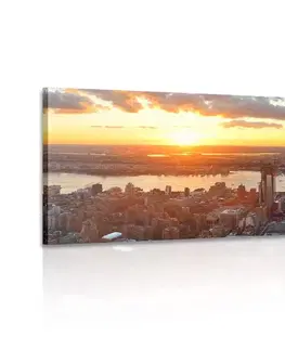 Obrazy města Obraz nádherné panorama města New York