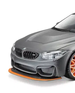 Hračky MAISTO - BMW M4 GTS, matná kovově šedá, assembly line, 1:24