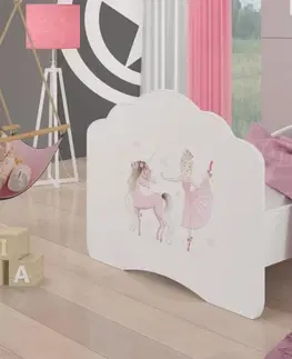 Postele ArtAdrk Dětská postel CASIMO | 80 x 160 cm Provedení: Pejsek a kočičkou