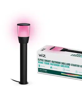 Inteligentní osvětlení příjezdové cesty WiZ WiZ Elpas LED osvětlení cesty černá RGBW startér
